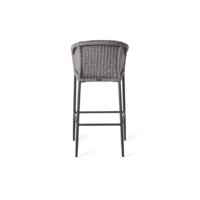 Tabouret de bar simple tissé en corde de fer moderne pour l'extérieur Dwoo Chaise de bar haute de luxe élégante en métal pour le jardin et l'hôtel