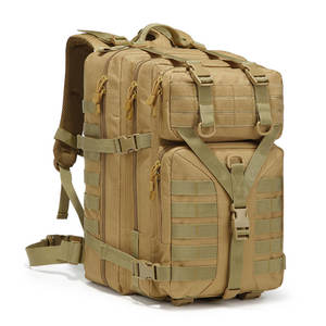 Custom Camouflage Backpack Laser Punching <b>Molle</b> System 3p Outdoor Hiking Rucksacks Closure Style <b>Bag</b> - Product Image 1