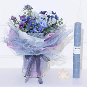 Fashion Lace Floral <strong>Wrapping</strong> <strong>Paper</strong> Lightning Sequin Mesh Bouquet Wrap Korean Style Flower Packaging <strong>Paper</strong> for Gift and <strong>Wedding</strong> - Product Image 6