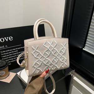 Bolsa Personalizada de Gran Capacidad, <span class=keywords><strong>Simple</strong></span>, Moderna, Retro, Tipo Tote de un Solo Hombro, de Alta Calidad para Mujer - Product Image 2