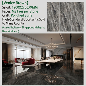 Losa de Piedra Sinterizada de Alta Resistencia, Antiarañazos, de Grado Premium, Moderna y de Lujo, Panel de <span class=keywords><strong>Roca</strong></span> de 1200x2400 mm para Cocina Comercial y Exteriores - Product Image 2