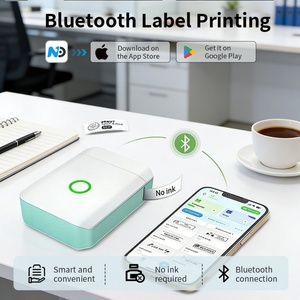 N15 Mini Portable Thermal <b>Printer</b> Inkless Printing Support Wireless -compatible <b>Label</b> Tag Home Office Labeling Stock - Product Image 4