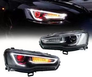 ไฟหน้า Led สำหรับรถยนต์ Mitsubishi Lancer 2008-2014,ไฟหน้ารถยนต์ซีดานรุ่นใหม่มีการกำหนดค่าสูง - Product Image 3