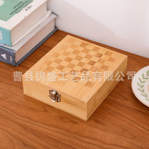 Bamboo and wood jewelry box storage manufacturer, wooden <b>boxes</b> can be printed with logos and customized. <b>Empty</b> wooden packaging - Product Image 4