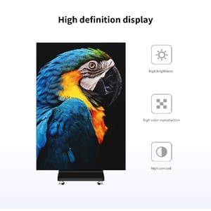 Afficheur numérique LED <span class=keywords><strong>ZENTEC</strong></span> P2.5 ultra fin sur pied avec un rapport 16:9 pour la publicité intérieure dans les hôtels, les aéroports et les salons - Product Image 6
