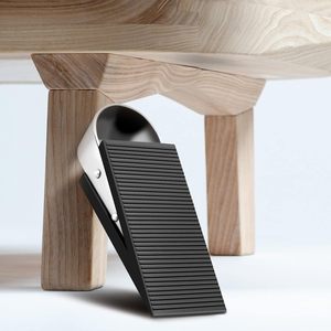 Techoln Heavy Duty Noir Argent Butoirs de <span class=keywords><strong>porte</strong></span> en métal <span class=keywords><strong>Design</strong></span> moderne Wedge pour toutes les surfaces de sol pour les hôtels - Product Image 6