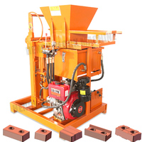 Hr2-25 moule personnalisé Diesel sol emboîtement brique Machine électrique argile brique Machine boue brique faisant la Machine