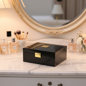 Boîte à parfum en bois MDF écologique artisanale de luxe - Emballage cadeau de flacon de parfum haut de gamme et ensemble de soins personnels - Product Image 5