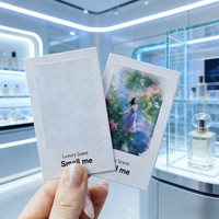 Papel de Prueba de Aroma Invisible Mágico, Tarjeta de Cartón Personalizada para Pruebas de Fragancias