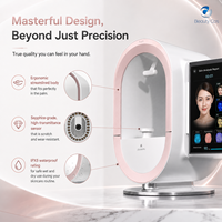 Analizador de Piel Comercial 3D con IA de 40 Millones de Píxeles, Pantalla Táctil de 7 Pulgadas para Análisis de Rostro, Cabeza y Labios, con WiFi/Bluetooth