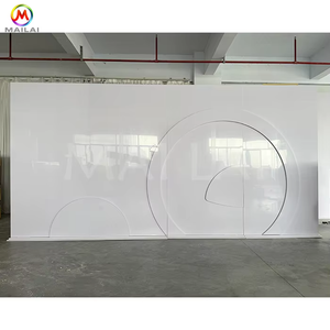 Recién llegado, fondos blancos para eventos de boda, PVC cuadrados de paneles de pared, <span class=keywords><strong>fondo</strong></span> acrílico a la venta - Product Image 1