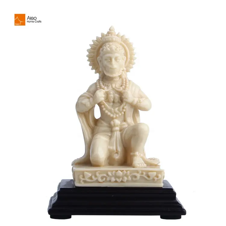 Statuette de seigneur hanman, statue décorative singe, idol du dieu, personnage, faite à la main