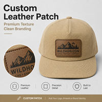 Casquette de baseball 5 panneaux en toile avec logo personnalisé en cuir, caoutchouc et chenille, fournisseur en gros OEM ODM pour l'extérieur