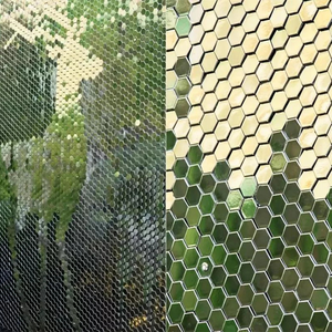 Tấm Chắn Hàng Rào Nhôm Cửa Sổ Trang Trí Ngoại Thất Tấm Chắn Gió Gắn Tường - Product Image 4