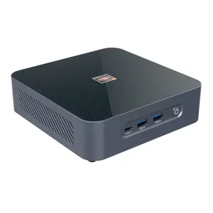 Pc Hot Sale S500+ Mini PC Gaming Ry Zen 5 5625U 2*DDR4 3200MHz NVMe SSD 2.5G LAN Desktop Computer Win11 WiFi6