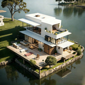 Structure en acier fiable pour maison, bâtiment hôtelier préfabriqué, maisons préfabriquées, village intégré - Product Image 4