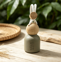 Diffuseur de parfum pour voiture en verre mat vide, avec bouchon en bois, à suspendre au rétroviseur, désodorisant sans logo