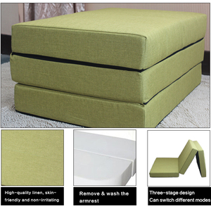 <span class=keywords><strong>Matelas</strong></span> pliant en mousse épaisse, facile à transporter, 3 <span class=keywords><strong>matelas</strong></span> pliant multifonctionnel en mousse, <span class=keywords><strong>canapé</strong></span>-lit - Product Image 5