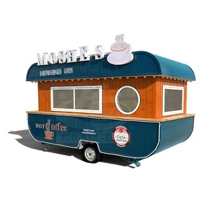 Camion de restauration mobile d'<span class=keywords><strong>occasion</strong></span>, camions de restauration rapide pour crêpes, remorque de <span class=keywords><strong>concession</strong></span> avec extension pour les petites entreprises - Product Image 1