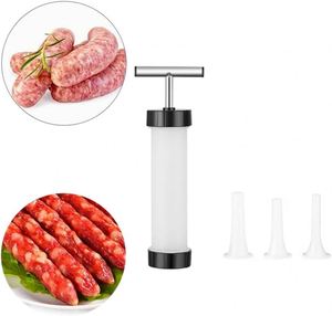 Juego de 3 jeringas de plástico para salchichas DIY, herramientas de cocina ecológicas, aptas para lavavajillas, para tubos de relleno manual de carne - Product Image 4