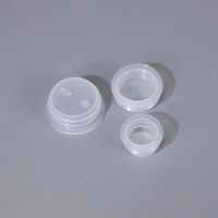 Bouchon rond en plastique pour bouteille, composant de fermeture pour emballages cosmétiques et de soins personnels
