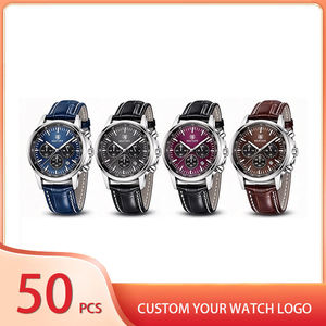 Reloj de Pulsera de Cuarzo para Hombre Benyar BY-5213 en Stock, 1 Pieza con Logotipo Personalizado, 50 Piezas de Fábrica, Fabricante OEM ODM, Diseño de Esfera de Lujo - Product Image 1