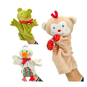 Wholesale Customized Different Animal Hand Puppet And For Children's Favorite Finger Plush Toys In Multiple Sizes And Colors