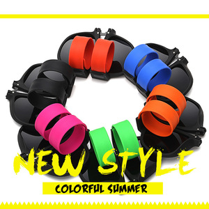 Nuevas Gafas de Sol Plegables con Diseño de Pulsera Qite, Lentes Coloridas con Película Protectora, para Ciclismo al Aire Libre 2026 - Product Image 4