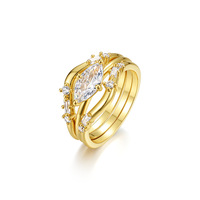 Ensemble de bagues de fiançailles ovales en moissanite pour femme, en argent sterling S925, alliance de luxe, bijoux de mariée, cadeau, vente en gros d'usine
