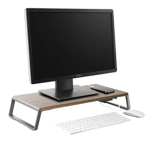 UPERGO çevre bilgisayar masası LCD standı USB ergonomik tasarım monitör standı masası yükseltici