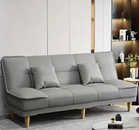 Canapé-lit pliant couleur crème, mobilier de salon simple pour petits appartements et unités locatives