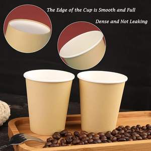 Personalized Custom Color logo <b>12oz</b> 16oz Single Wall <b>cup</b> Hot Drink with Lid Cardboard Disposable Paper <b>Cups</b> - Product Image 2