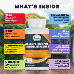 Hot Selling Gaba 5htp L-Theanine L-Tryptofaan <span class=keywords><strong>Ashwagandha</strong></span> Capsules Voor Gezondheidssupplement - Product Image 4