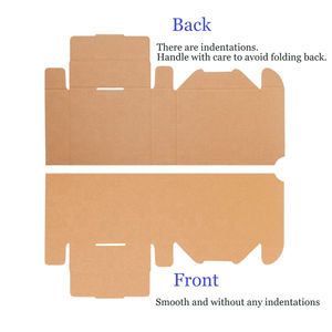 Conception gratuite de la boîte d'emballage de soins avec logo personnalisé boîte aux lettres en papier <span class=keywords><strong>noir</strong></span> boîte de transport de courrier de beauté - Product Image 6