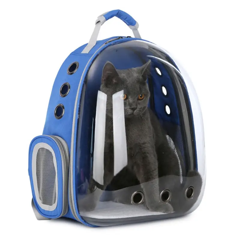 Katzen tasche Haustier rucksack außerhalb der Reise Tragbare transparente Raumkapsel-Haustier tasche Katzen atmungsaktive Haustier-Trage tasche