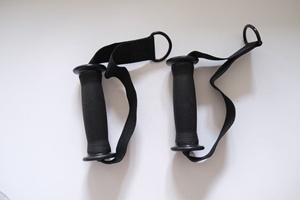 Attrezzatura Economica per <span class=keywords><strong>Pilates</strong></span> Reformer INIKO con Maniglie e Cinghie - Nylon/Plastica Nera - Product Image 5