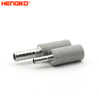 Diffuseur de gaz en acier inoxydable 316L fritté HENGKO, diffuseur de gaz métallique poreux de 0,5 à 2 microns pour l'aération industrielle de l'eau