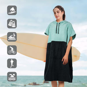 Serviette de plage à capuche épaisse extra large <span class=keywords><strong>poncho</strong></span> à langer Surf <span class=keywords><strong>Poncho</strong></span> Hommes Serviette en microfibre à séchage rapide pour la plage, la <span class=keywords><strong>piscine</strong></span>, le lac - Product Image 3
