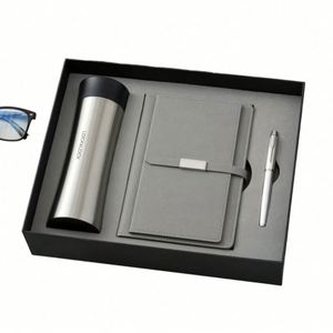 New Design Customization Factory Outlet Luxury Vacuum Cup <b>Notebook</b> Gift Items Souvenir Office <b>Set</b> With Logo - Product Image 1