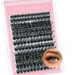 <span class=keywords><strong>Pestañas</strong></span> Postizas Cortas Naturales de 8-10 mm, Curvatura C, Hipoalergénicas, Hechas a Mano con Pelo Sintético para Ojos Sensibles, Uso Diario, Oficina, Casual - Product Image 1