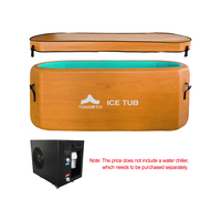 Baignoire de récupération pliable et portable en PVC pour athlètes, piscine à glace gonflable pour la maison, la salle de sport et l'extérieur, garantie 2 ans