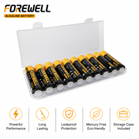 Paquete Combinado de Pilas Alcalinas AA AAA FOREWELL al por Mayor para Control Remoto, Linterna, Uso Escolar y de Oficina, Empaque Personalizado, Confiable