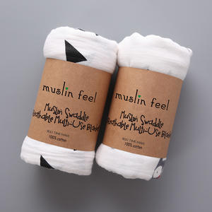 <span class=keywords><strong>Couverture</strong></span> en mousseline de coton biologique en gros, Chine, tissu d'emballage pour <span class=keywords><strong>photos</strong></span> d'enfants, gigoteuse pour bébé, literie pour enfants, écologique, 200TC - Product Image 3