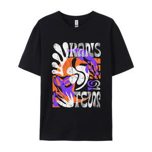 เสื้อยืดแขนสั้นทรงโอเวอร์ไซส์ราคาถูก คุณภาพดี ผลิตจำนวนมาก ผ้าฝ้าย 100% 180gsm รับสกรีนโลโก้ ผู้หญิง ผู้ชาย ยูนิเซ็กส์ - Product Image 2