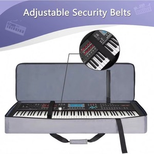 BSCI Factory factory sells directly synthesizer 61 keys <b>keyboard</b> bag 10 mm padded electronic organ bag lightweight <b>keyboard</b> - Product Image 4