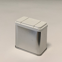 Boîte de conserve en métal pour le stockage du poivre avec distributeur en plastique, qualité alimentaire, haute qualité, 2 oz, 3 oz, 4 oz, 6 oz, 8 oz, boîte à épices personnalisée imprimée en noir