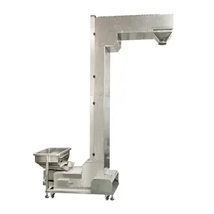 hight quality z shape /type conveyor bucket elevator bulk material food handling transfer bucket elevator conveyor