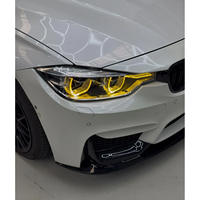 Accessoires automobiles SJC pour BMW Série 3 F30 F35 2016-2019, module de feux de jour avant DRL bicolore jaune et blanc