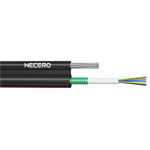 NECERO Outdoor ADSS G652D G657A 1-288 núcleos 2km <span class=keywords><strong>Cable</strong></span> de <span class=keywords><strong>fibra</strong></span> óptica monomodo FTTH <span class=keywords><strong>Cable</strong></span> <span class=keywords><strong>marino</strong></span> de <span class=keywords><strong>fibra</strong></span> óptica - Product Image 1
