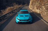 Kit carrosserie en fibre de carbone pour Ford Mustang, Wild Horse, pare-chocs avant et arrière de style GTD amélioré, spoiler de capot